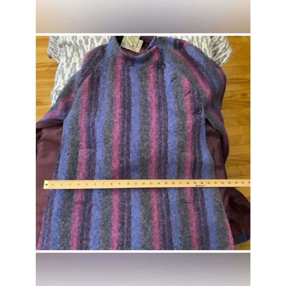 🛍️Jimmy Hourihan 1970s Irish Wool & Made in Ireland Cape/Coat RARE FIND Stunning - Picture 13 of 17